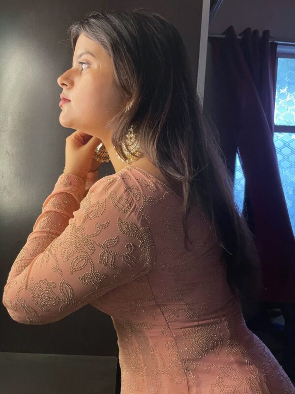 IMG_3976 Salmon Pink Sharara Set