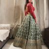 IMG_7951 Emerald Brocade Lehenga
