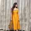 FFBD4904-C1EC-4FF1-A758-6010272AA698_L0_001-26_11_2025, 10_59_08 AM Saffron Gold Midi Dress
