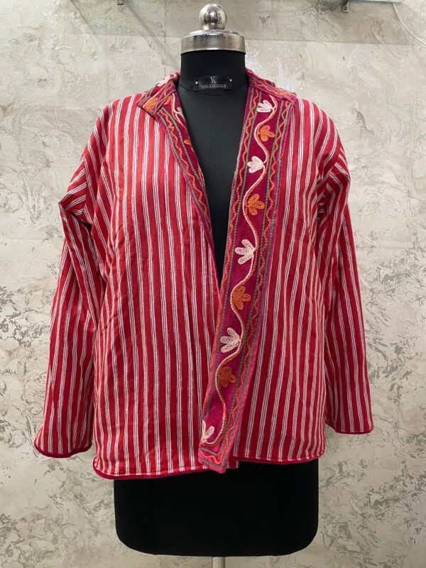 IMG_7111 Regal Bloom Suzani Velvet Reversible Jacket