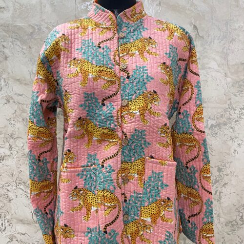 Pink Quilt Reversible Jacket – Artisan Ikat