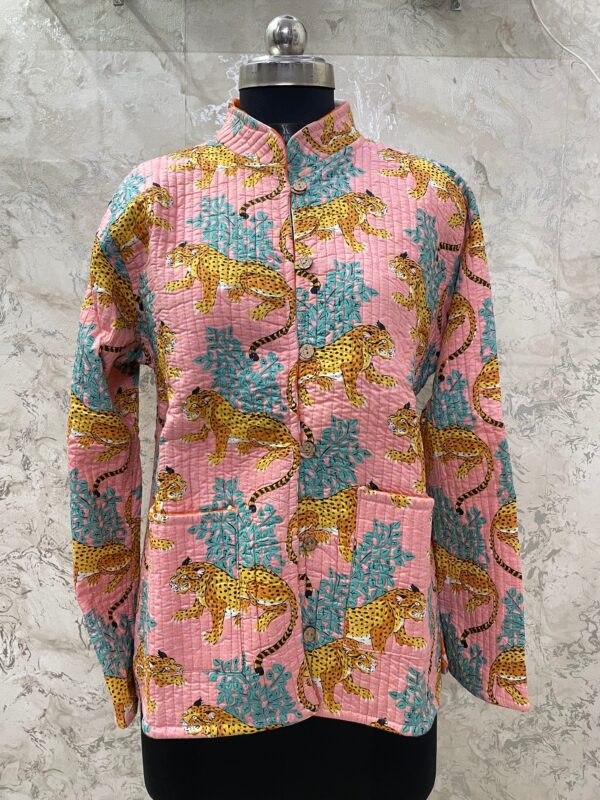 IMG_7115 Pink Quilt Reversible Jacket – Artisan Ikat