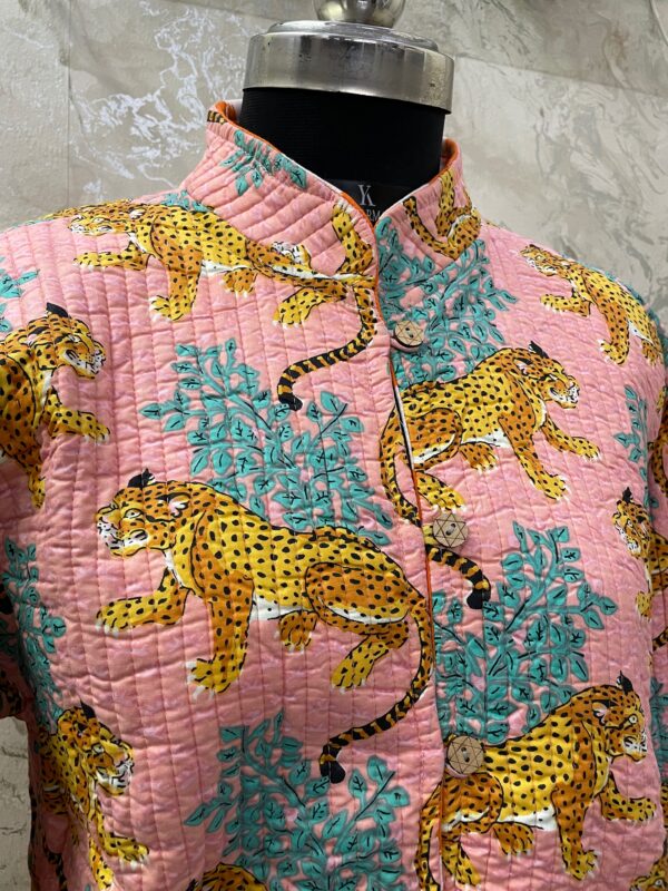 IMG_7116 Pink Quilt Reversible Jacket – Artisan Ikat