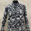 IMG_7128 Black Tiger Cotton Quilt Reversible Jacket- Artisan Ikat
