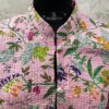 IMG_7135 Reversible Cotton Quilt Jacket – Heritage Red & Botanical Blush