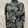 IMG_7144 Black Tiger Reversible Cotton Quilt Jacket –Chevron Edition