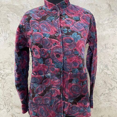 IMG_7176 Rose Velvet Quilt Reversible Jacket