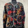 IMG_7186 Velvet Quilt Reversible Jacket(BLACK)